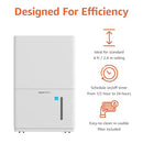AMAZON BASICS 50-PINT LARGE DEHUMIDIFIER WITH PUMP - WHITE - Like New