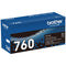 Brother - Genuine TN760 High Yield Black Toner Cartridge - BLACK New