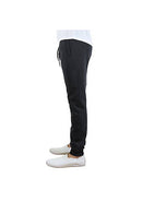 BLUE ICE MEN'S FLEECE-LINED JOGGER SWEATPANTS - SIZE: MEN M - BLACK - Like New