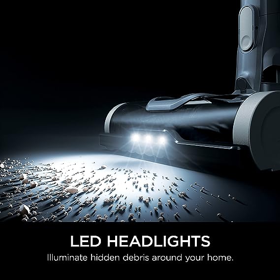Shark IX141 Pet Cordless Stick Vacuum XL Dust Cup LED Headlights - Grey/Iris - Like New