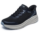 118431 SKECHERS MEN BOB'S SKILLZ SLIP-INS SNEAKER BLACK/WHITE SIZE 10 - Like New