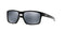 OAKLEY MEN'S OO9262 SLIVER RECTANGULAR SUNGLASSES POLISHED BLACK/BLACK - Like New