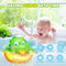 DIYFRETY BABY BATH TOYS LIGHT-UP DINOSAUR BATH BUBBLE MACHINE AUTOMATIC BUBBLE Like New