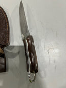 GENERIC STAINLESS STEEL BROWN VIKING KNIFE - BROWN - Like New