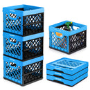 CLEVERMADE MILKCRATES PLASTIC 25L COLLAPSIBLE UTILITY CRATE 3-PACK - ROYAL BLUE - Like New