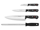 WUSTHOF GOURMET 4 PIECE CHEF'S KNIFE SET,BLACK - Like New