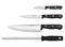 WUSTHOF GOURMET 4 PIECE CHEF'S KNIFE SET,BLACK - Like New