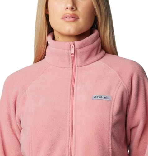 WW6439 Columbia Women's Benton Springs Full Zip Pink Agave 1X - Brand New