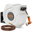 LASHAKE RETRACTABLE GARDEN HOSE REEL-1/2 IN X 100 FT, G301230A - Scratch & Dent