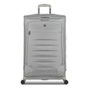SWISS GEAR CHECKLITE SOFTSIDE CHECKED SUITCASE TEAR-RESISTANT 8 WHEELS - GRAY - Brand New