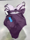 CUPSHE ONE PIECE BATHING SUIT - SIZE: WOMEN M - DARK PURPLE - Like New