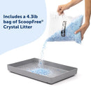 PetSafe ScoopFree Reusable Tray with Crystal Litter, Fresh Scent, 4.3Lb Bag - Brand New