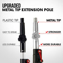WHISTLER 6-24 FOOT EXTENSION POLE - PREMIUM TELESCOPIC POLE - SILVER BLACK 24FT - Brand New