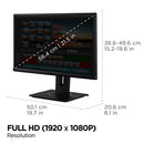 ViewSonic VG2240 22 Inch 1080p Ergonomic Monitor with 100Hz, USB Hub, HDMI - Like New