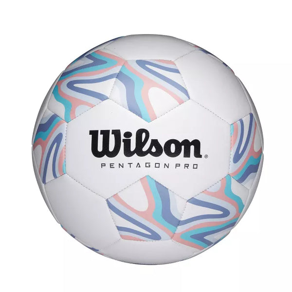 WILSON PENTAGON PRO TARGET SOCCER BALL: SIZE 4 - PASTEL - Brand New