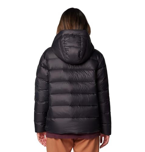 208537 COLUMBIA WOMENS HARMONY FALLS HOODED DOWN JACKET BLACK WOMEN M - Brand New