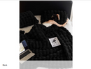 SOFT SPACE COMFORT THROW - BLACK - Like New