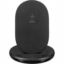 BELKIN WIRELESS CHARGING STAND QI-CERTIFIED CHARGE WHILE LISTENING MUSIC - BLACK - Like New