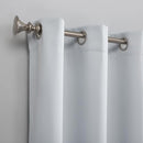 Sun Zero Easton Energy Saving Blackout Grommet Curtain Panel 40" x 84"Dove White - Like New