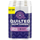 Quilted Northern Ultra Plush Toilet Paper 32 Mega Rolls 3 Ply Soft Toilet Tissue - Brand New