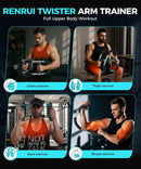 RENRUI TWISTER ARM TRAINER CHEST WORKOUT EQUIPMENT FOR MEN & WOMEN - BLUE - Like New