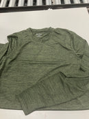 GALAXY BY HARVIC PULLOVER HEATHER KNIT SHIRT MEN'S - SIZE: S - OLIVE - Brand New