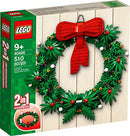 LEGO Iconic Christmas 2-in-1 Wreath with Big Red Bow and Advent 40426 - Like New