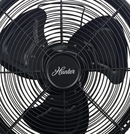 HUNTER 90646 Metal Tripod Fan, Adjustable Tilt, 3 Speeds, 12" Matte Black - Like New