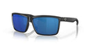 06S9016 Costa Del Mar Rinconcito Rectangular Matte Black Frame - Black Mirror - Like New