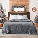 SUNVIVI HEATED BLANKET KING SIZE Heating Electric Throw Blanket Dual Control - Brand New