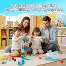 Air-Powered STEM Building Toys Bluetooth Learning Toys AWALVY-APSTEMTOYS - BLUE - Like New