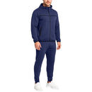 GALAXY BY HARVIC MEN'S SLIM FIT TECH FLEECE FULL ZIP TRACKSUIT MEN'S XL NAVY - Brand New