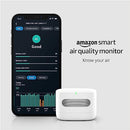 AMAZON SMART AIR QUALITY MONITOR KNOW YOUR AIR WORKS WITH ALEXA WHITE - Like New