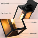 BESLOWE OUTDOOR WALL MOUNT LIGHT - BLACK - Like New