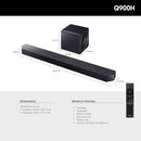 SAMSUNG Q-SERIES SOUNDBAR HW-Q900H 7.1.2CH WIRELESS SUBWOOFER - Scratch & Dent
