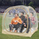 EighteenTek® Pop Up Weather Pod, Sport Pod with Attached Floor, 360° Clear View - Like New