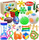 Scientoy Fidget Toy Set, 35 Pcs Sensory Toy for ADD, OCD, - Scratch & Dent