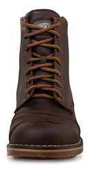 WORKLAND 89729 Motorcycle Boots Biker Shoes Men Brown Size 12.5 - Like New