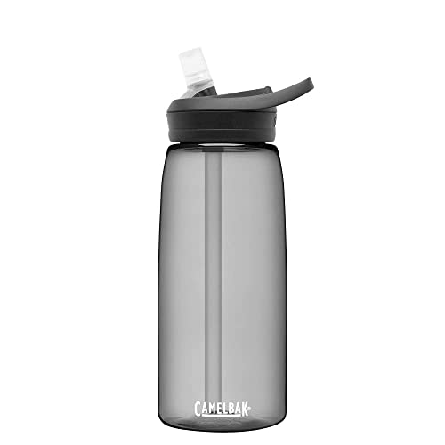 CAMELBAK EDDY BITE VALVE STRAW TRITAN RENEW WATER BOTTLE 33.8oz CHARCOAL - Brand New