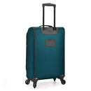 U.S. TRAVELER AVIRON BAY EXPANDABLE SOFTSIDE LUGGAGE TEAL CARRY-ON 22" - TEAL - Brand New