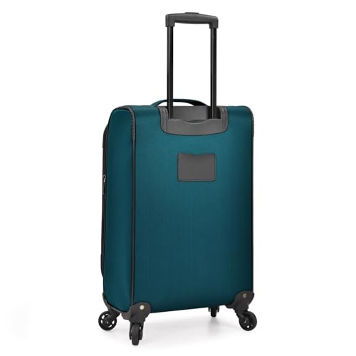 U.S. TRAVELER AVIRON BAY EXPANDABLE SOFTSIDE LUGGAGE TEAL CARRY-ON 22" - TEAL - Brand New
