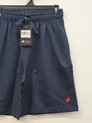 PACIFIC POLO CLUB ELASTIC WAISTBAND MEN'S SHORTS - SIZE: MEN M - NAVY - Brand New