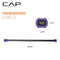 CAP BARBELL WEIGHTED BODY BAR, 12 POUNDS - BLACK/PURPLE - Like New
