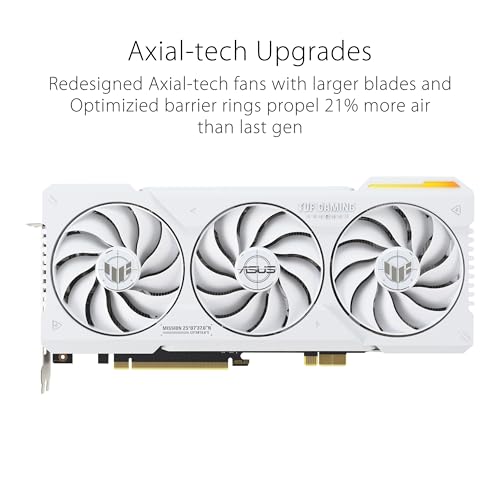 ASUS TUF GAMING GEFORCE RTX 4070 TI SUPER BTF WHITE OC EDITION GRAPHICS CARD - Like New