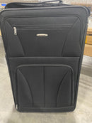 ROCKLAND 28 INCH FASHION SOFTSIDE UPRIGHT LUGGAGE EXPANDABLE - BLACK - Like New