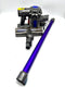 For Parts: Dyson V8 Animal+ Cord-Free Vacuum Iron/Sprayed Nickel/Purple PHYSICAL DAMAGE