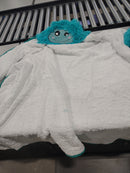 ZWVKLN WEARABLE HOODED ANIMAL BLANKET ADULTS BLANKET HOODIE - TEAL - Like New