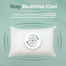 Snuggle-Pedic King Size Shredded Memory Foam Cooling Pillow - B072B8QVQX - Brand New