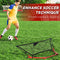 A11N SPORTS A11N SOCCER TRAINING EQUIPMENT 3FT X 1FT REBOUNDER - RED/BLACK - Like New