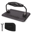 Cuisinel Grill Press Cast Iron Burger Press for Burger Press - Gray - Like New
